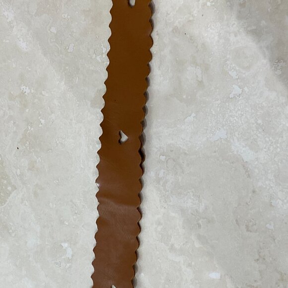 3/10$, Women's Waistband w/ Hollow Heart, Women's Vegan Leather Tie Belt - Picture 2 of 4